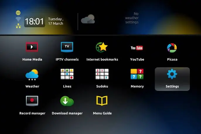 Select Your Player For MagBOX 1 How to setup IPTV on MAG Box 1