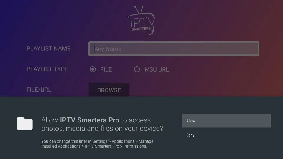 How to Install Smarters Player on LG WebOS 5 allow permission iptv smarters on firestick